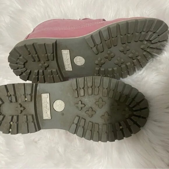 Pink Boots Timberland waterproof Nellie Chukka winter boots Size 8 Barbiecore - Picture 3 of 6
